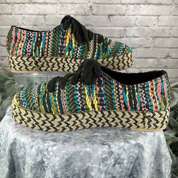Circus by Sam Edelman Brandon Platform Woven Espadrille Sneakers Women’s 9M✨EUC✨ - Picture 5 of 10